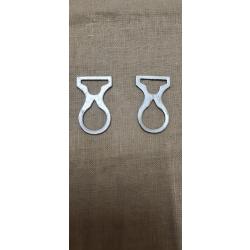 2 pi&egrave;ces fer de casque &agrave; pointe   (1*)