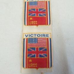 2 Insignes LIB&Eacute;RATION WW2 original  (1)