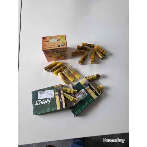 1 lot de 47 cartouches cal 20 mary  / rottweill