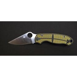 Spyderco Para 3 Salt CPM MagnaCut C223GBKYLMCP - Couteau de poche G10 Jaune/Noir