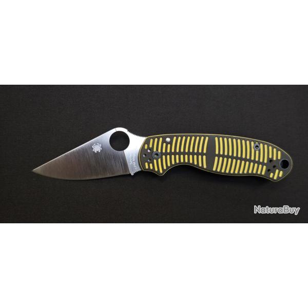 Spyderco Para 3 Salt CPM MagnaCut C223GBKYLMCP - Couteau de poche G10 Jaune/Noir