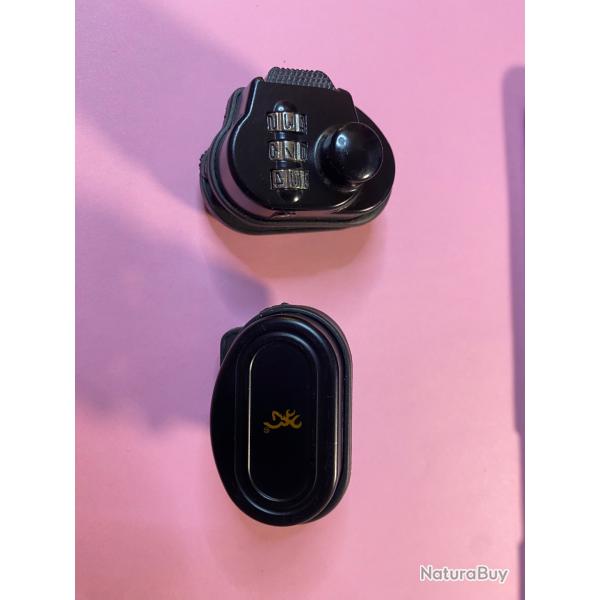 Lot de deux verrous de pontet Browning