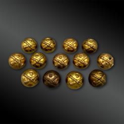 ENSEMBLE de treize boutons d'artillerie - France - XIX&egrave;me si&egrave;cle