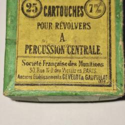 Munition de collection tr&egrave;s rare bo&icirc;te NEUVE 25 munitions 7mm