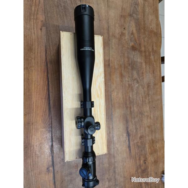 LUNETTE  KONUSPRO  M.30.12.5.50 X.56 RET GRAVE 1/2 MIL DOT  LUMINEUX ROUGE  BLEU