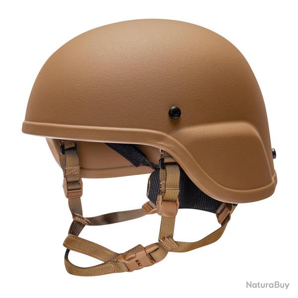 Casque balistique MICH2000 - Kevlar - Noir / Vert / Coyote
