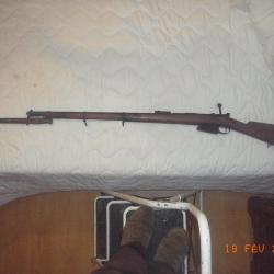 MOUSQUETON MAUSER BELGE MOD 1889