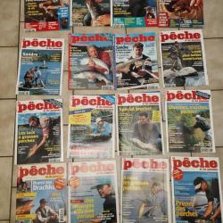 16 MAGAZINES LA PECHE ET LES POISSONS ANNEES 1999/2000/2001/2003