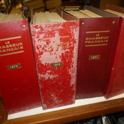 lot de revues "Chasseur Fran&ccedil;ais"1971-1974