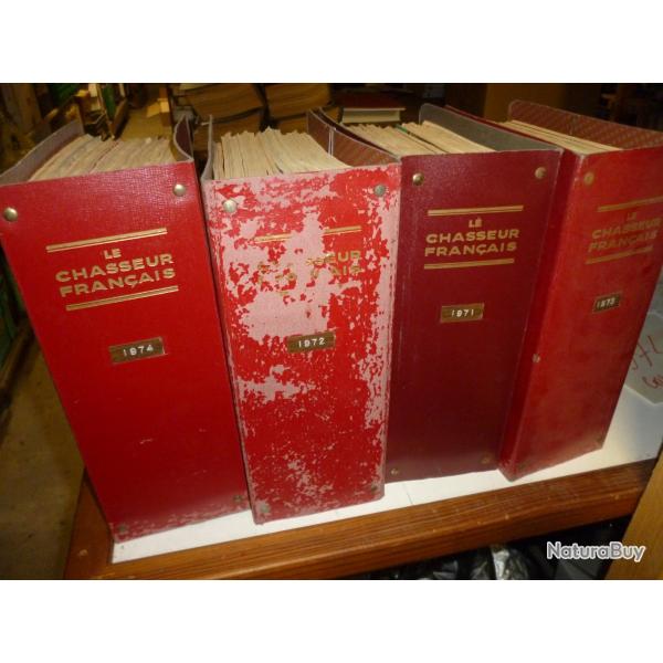 lot de revues "Chasseur Fran�ais"1971-1974