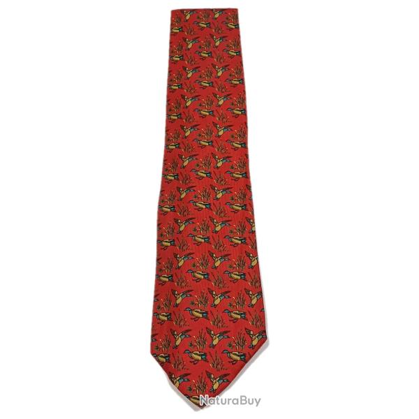 CRAVATE HOLLAND & HOLLAND CANARD ROUGE