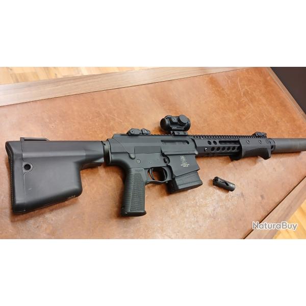 TROY Pump Action Rifle Calibre 308Win. 18" avec moderateur de son ASE