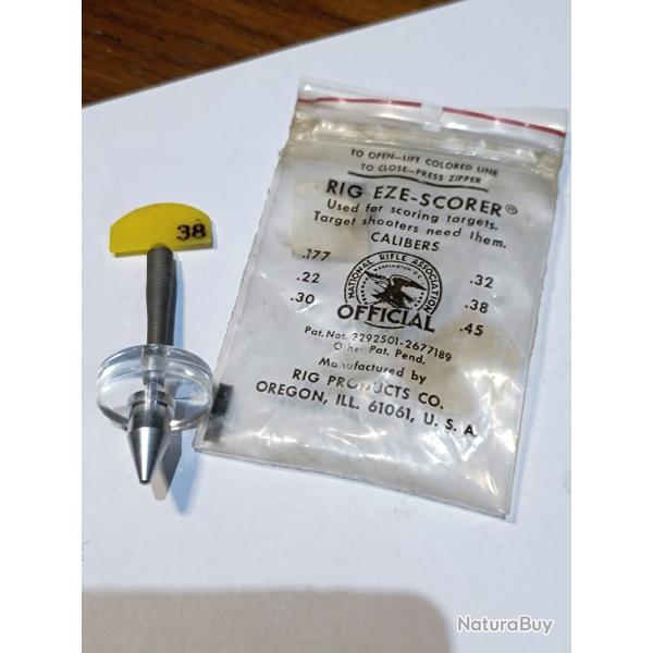 PIGE DE CONT�LE D IMPACTES  / JAUGE ET LOUPE calibre 38 ...refa017