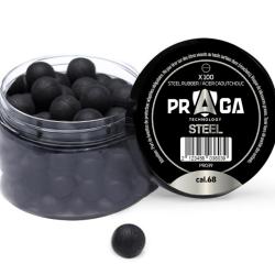 Boites de 100 Billes caoutchouc et Acier - Cal. 68 Praga