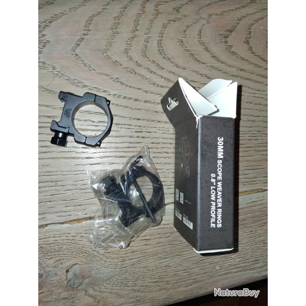 Collier VECTOR OPTICS 30mm Weaver Bas