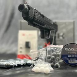 PACK D&Eacute;COUVERTE LASER PR&Ecirc;TE A TIRER PISTOLET CANIK RIVAL CO2 C50 BLACK