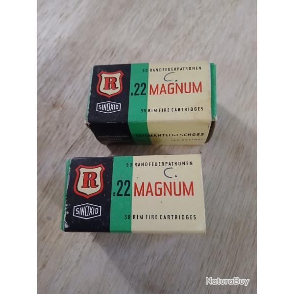 Cartouches 22 magnum