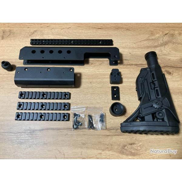 Kit de carrosserie tactique pour Huben GK1 & GK1 Mini/Shorty, fabriqu� � 100 % en aluminium!