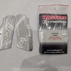Plaquettes XTREME pistolet Tanfoglio silver Sf full size