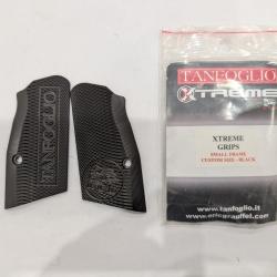 Plaquettes XTREME pistolet Tanfoglio noire Sf custom size