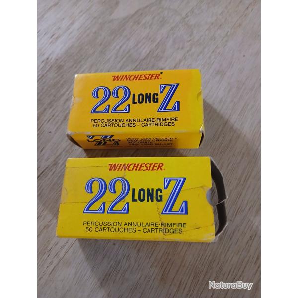 2 bo�tes de cartouches 22 long Z
