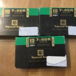 Balles 7X65R RWS 11.5 gr classic lot de 3 boites