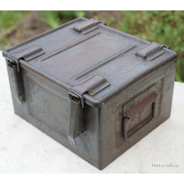 prise de guerre arm�e belge 1940 caissette camoufl�e munitions l�g�res NORMANDIE 1944