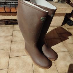 Bottes le chameau pointure 43 tour de mollet 46. Port&eacute; une fois  220�