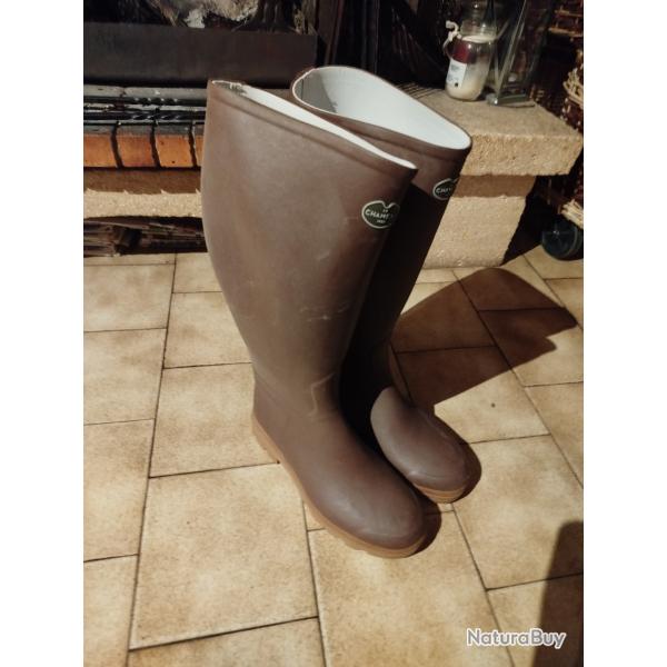 Bottes le chameau pointure 43 tour de mollet 46. Port� une fois  220�