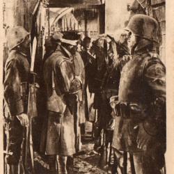 CPA - Les Allemands rendent les honneurs militaires aux d&eacute;fenseurs du Fort de Vaux -N&deg;7523