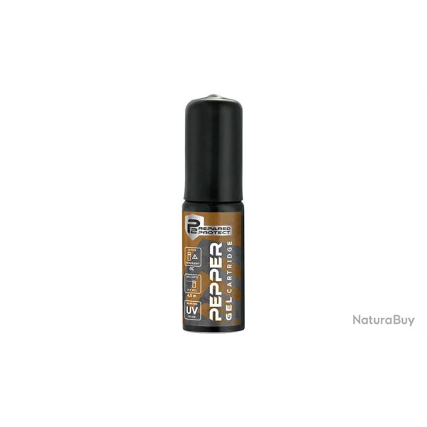 CARTOUCHE PDP/PGS GEL POIVRE POUR PISTOLET DE DEFENSE