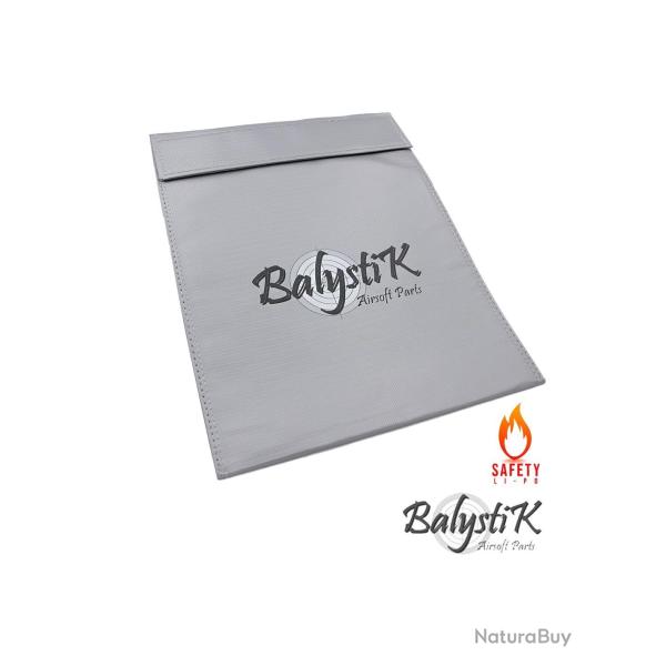 Sac ignifug� pour batterie LiPo taille L - Balystik