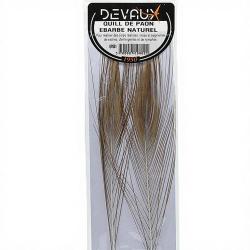 Quill de paon &eacute;barb&eacute;s DEVAUX naturel