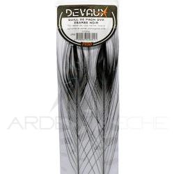 Quill de paon &eacute;barb&eacute;s DEVAUX Noir