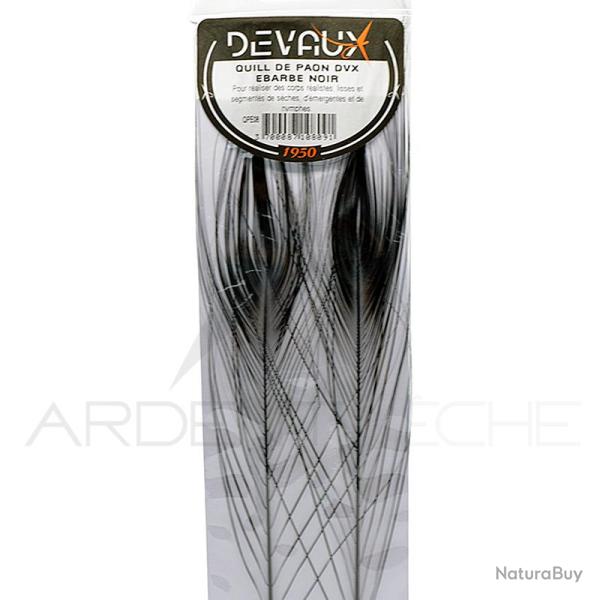 Quill de paon �barb�s DEVAUX Noir