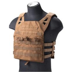 Porte plaques JPC - Lancer tactical Tan