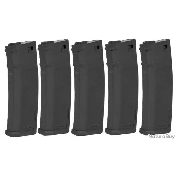 Chargeur SMAG midcap 125 coups noirs x5 - Specna Arms
