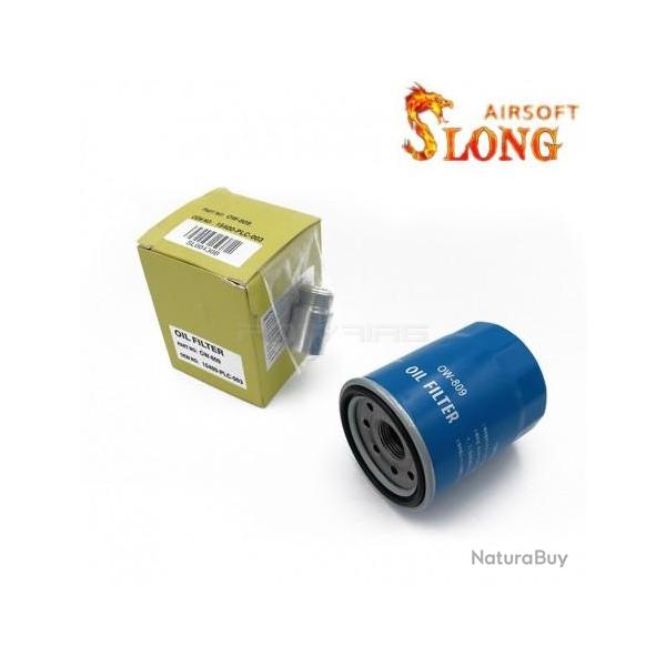 Silencieux type filtre � huile bleu - Slong Airsoft
