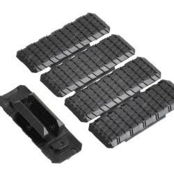 Couvres rails M-Lok x5 - Strike industries Noir