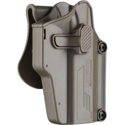 Holster universel Per-Fit - Amomax Droitier, FDE