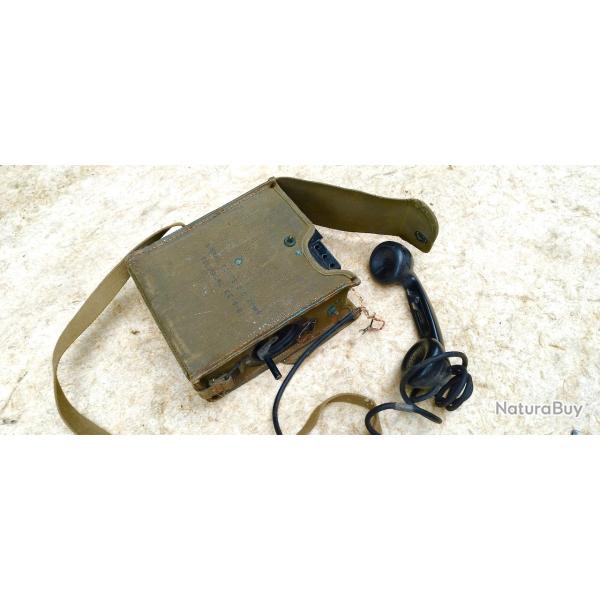 T�L�PHONE DE CAMPAGNE EE-8-B US ARMY VIETNAM