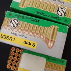 500 DOUILLES DE 9X19 S&B TIREES AU MOINS UNE FOIS...