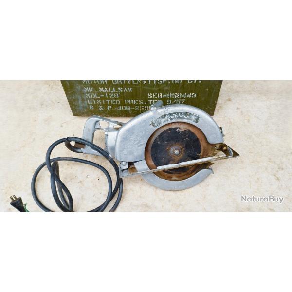 RARE SCIE CIRCULAIRE MALL SAW US ARMY.