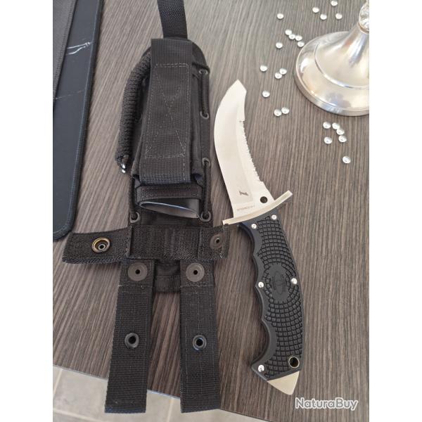 couteau spyderco warior h1 knife neuf