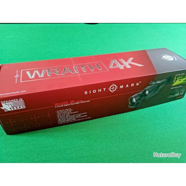 SIGHTMARK WRAITH 4K 4-32X40 LUNETTE DE VISEE JOUR/NUIT