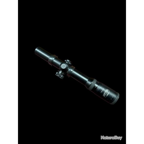 Lunette de battue Schmidt et Bender 1,25-4x24 r�ticule lumineux et colliers EAW