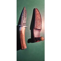 Tr&egrave;s Beau Couteau De Chasse