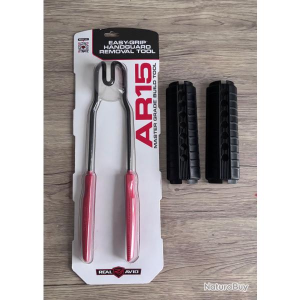 Garde main Type M4 pour AR15 avec outil de montage