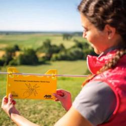 Panneau signalisation PVC 'cl&ocirc;ture &eacute;lectrique'