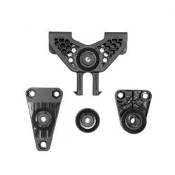 CTM Saf Angle 360&deg; System and MOLLE Panel Kit - Black